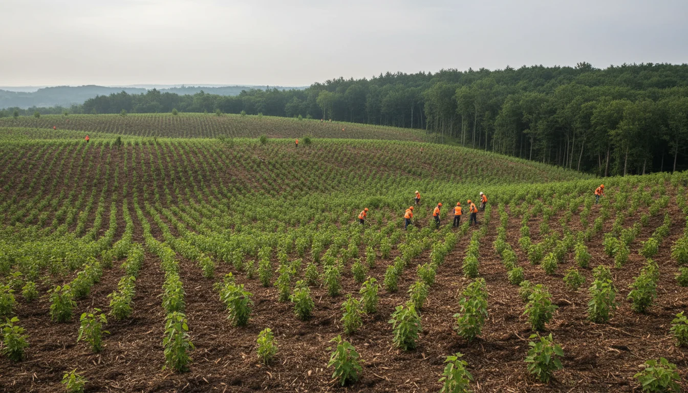 planting trees