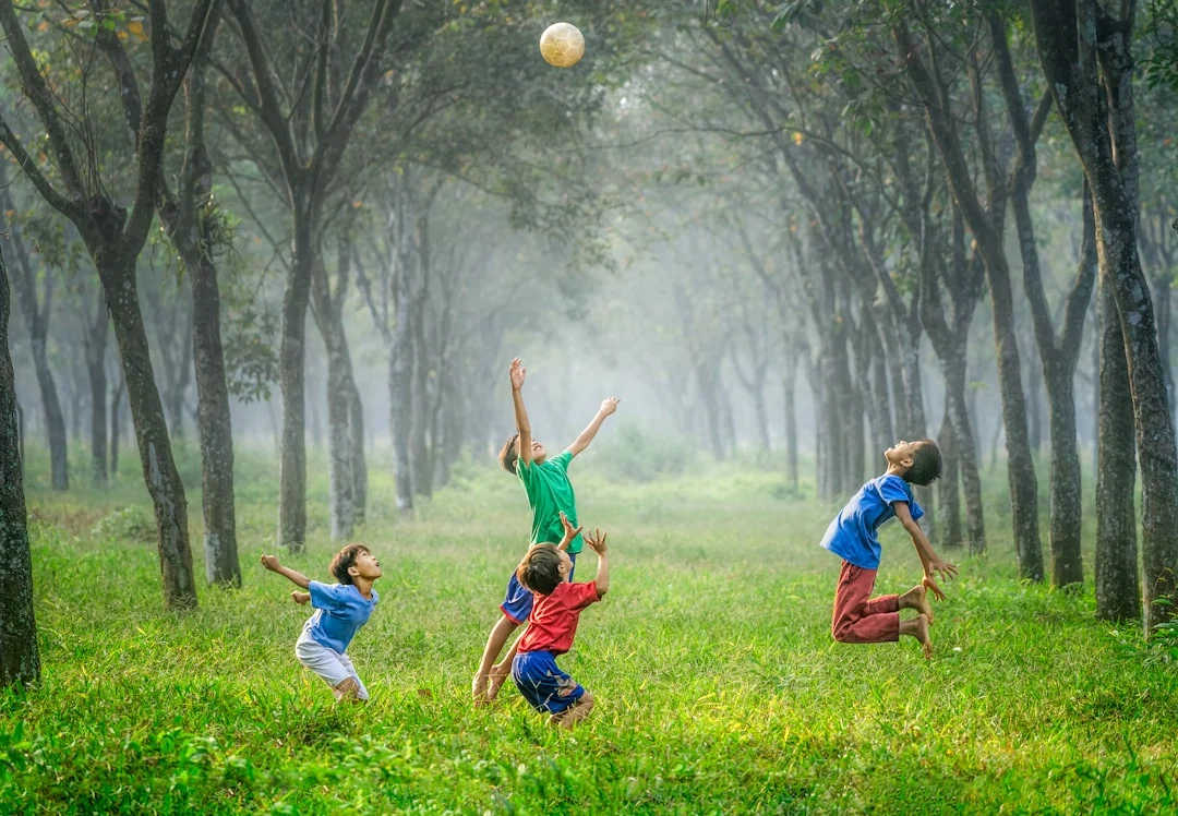 children learning