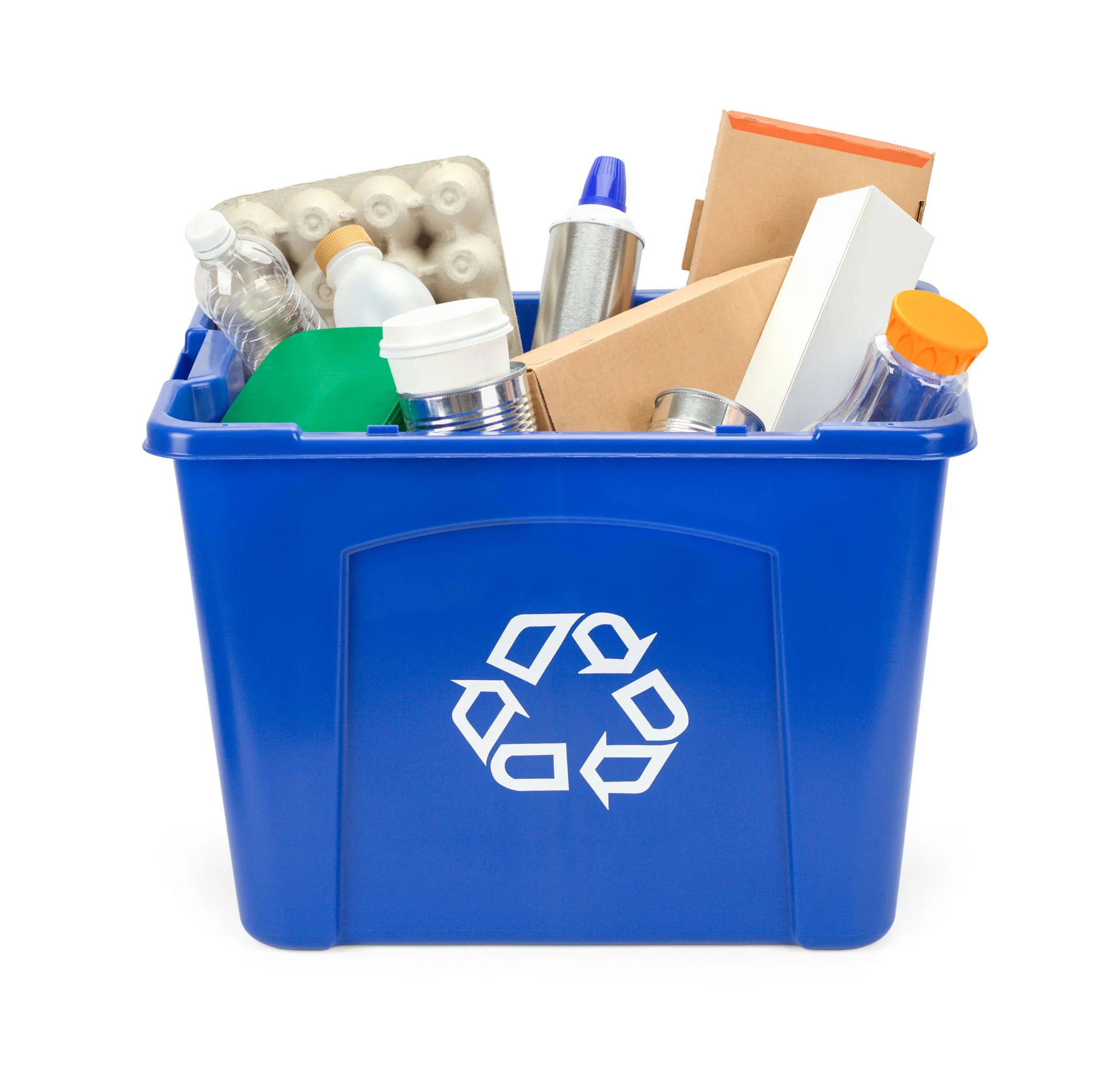recycling bins